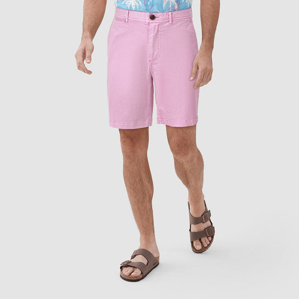 Andrew Stretch Twill Short - Pink Lavender