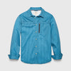 Bass UPF 15 Performance Shirt - Blue Gingham