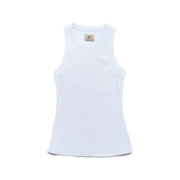 Becky Racer Tank - White