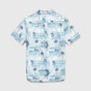 Billy Wave Camp Shirt - Stone Blue