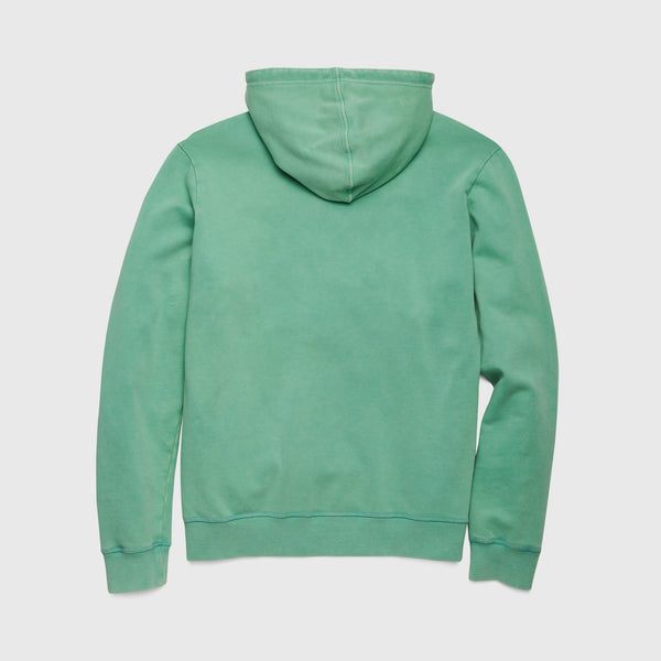 Blake Washed Zip Hoodie - Green Water