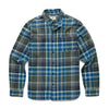 Brian Flannel Plaid Shirt - Green Heather Plaid