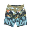 SWIMMensDuke Palm Print Boardshort - Khaki