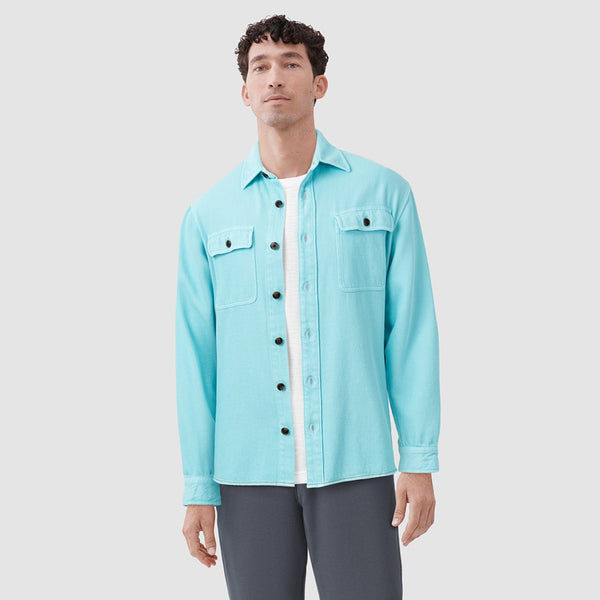 Dylan Beach Utility Shirt - Sky