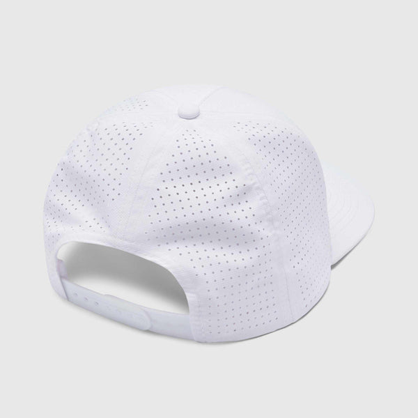 Hook Perforated Performance Hat - White