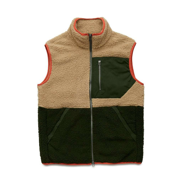 Jeff Sherpa Vest - White Pepper Combo