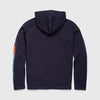 Jetty Soft Terry Zip Hoodie - Navy Blazer