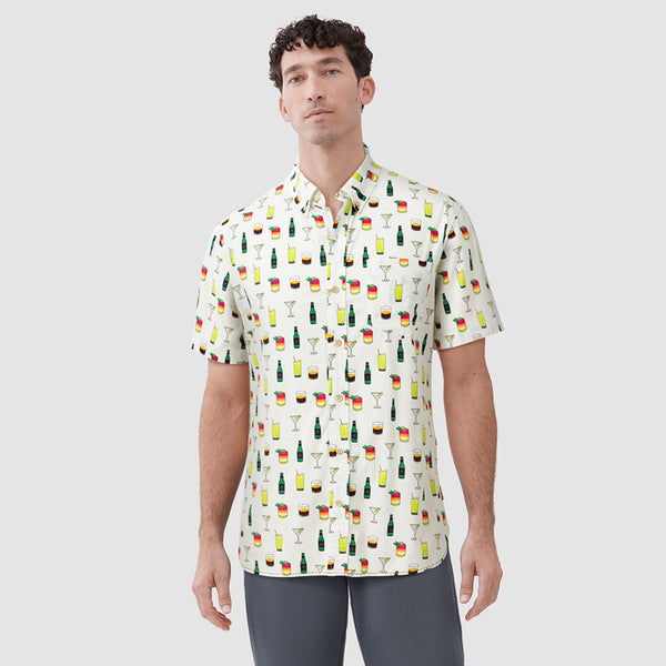 Joey Cocktail Shirt - Bright White