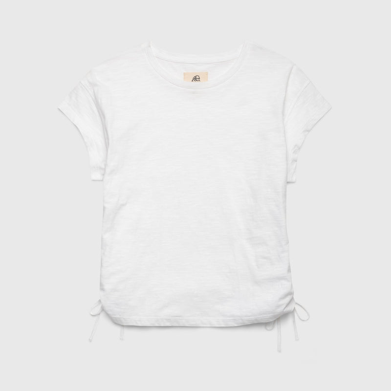 Maria Capsleeve Tee – White