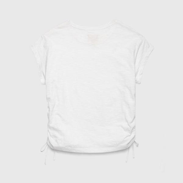 Maria Capsleeve Tee – White