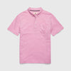 Michael Stripe Polo - Pink Heather