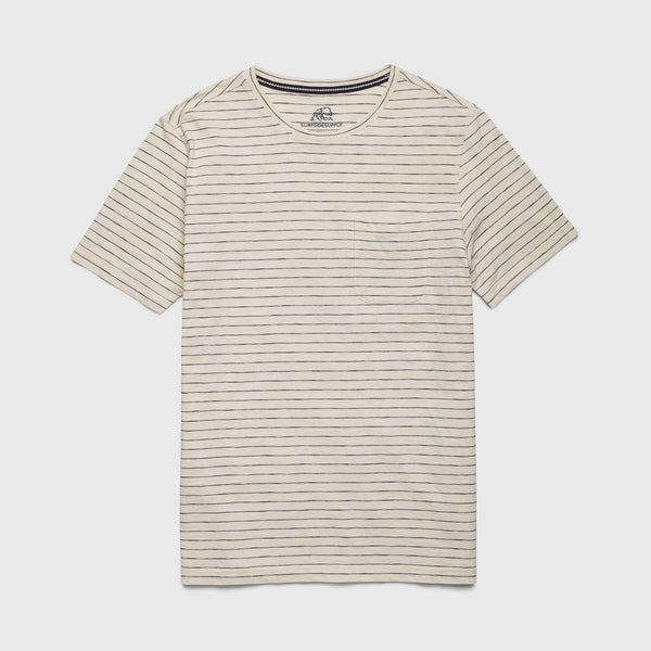 Nick Stripe Tee - Natural