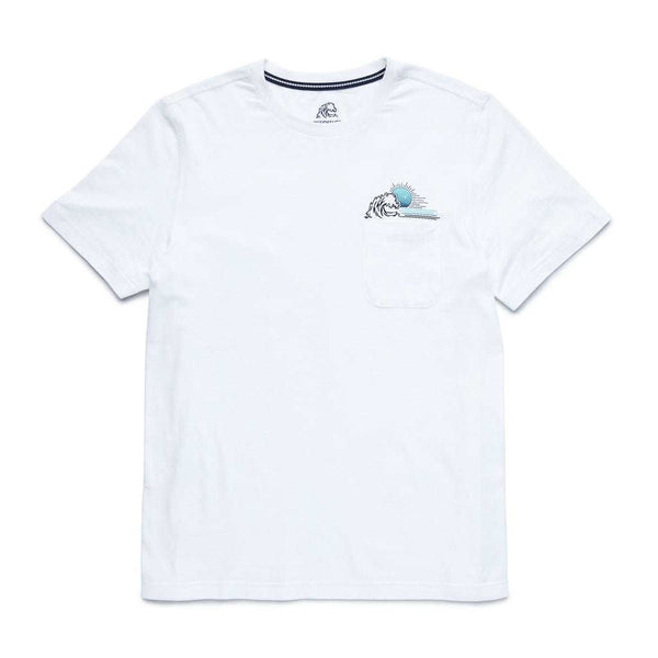 Nick Sunset Pocket Tee - Bright White