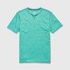 Sean Burnout Henley - Green Water