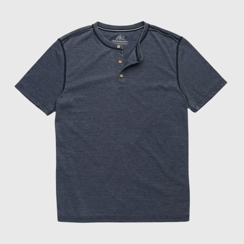 Sean Burnout Henley - Navy