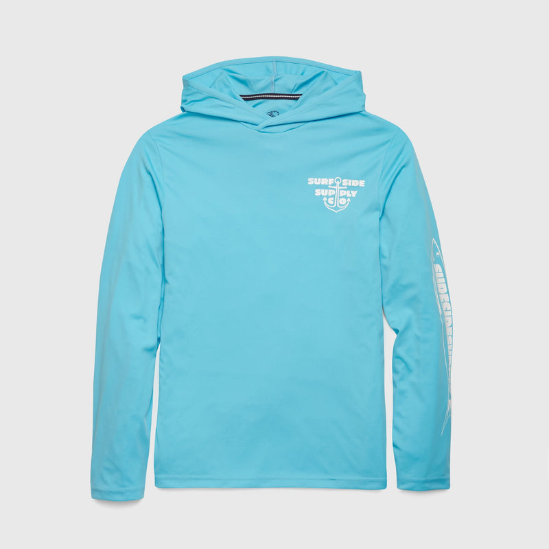 Tide UPF 50 Quick Dry Hoodie - Sky Blue