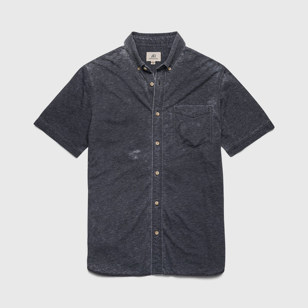 Tony Burnout Shirt - Navy