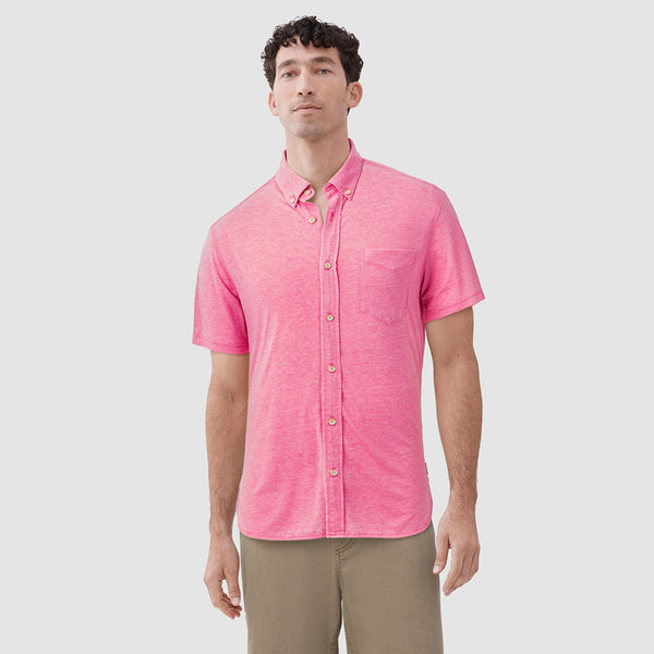 Tony Burnout Shirt - Rose